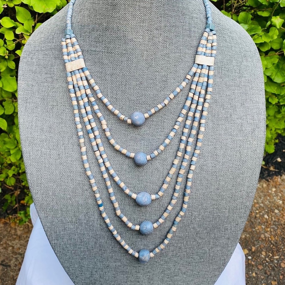 Handmade Boho Stone Colombian Necklace